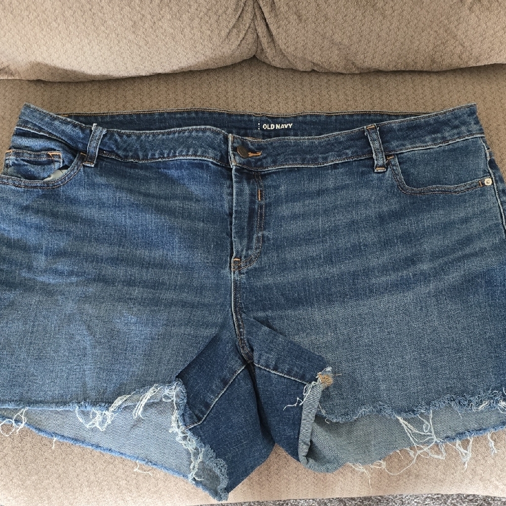 Old Navy Blue Denim Cutoff Shorts